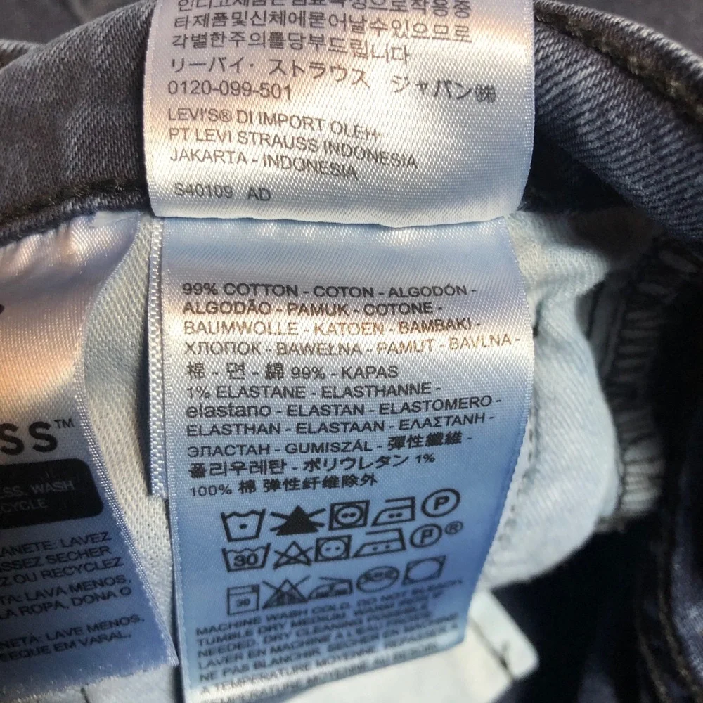 Levi’s slim taper fit jeans